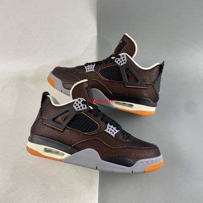 Air Jordan 4 Retro SE AJ4 黃銅 黑橙海星橙 氣墊 籃球鞋 CW7183-100 男鞋