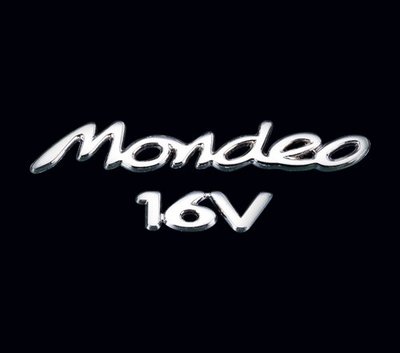 圓夢工廠 Ford 福特 Mondeo 16V 車身 尾門 車標 標誌 字標貼 金色 銀色 鍍金 鍍銀 logo 字貼
