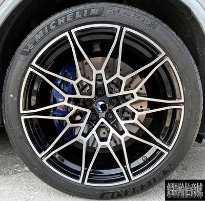 全新鋁圈 鍛造 G02 892M式樣 原廠型客製化 造型 規格 顏色 21吋 超跑 跑旅 BMW F98 X4M 實裝圖
