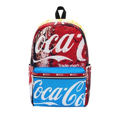 ╭＊全新現貨＊^.^LeSportsac x Coca-Cola 8266 紅色可口可樂聯名  旅行雙肩包 防水後背包書