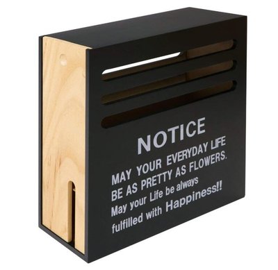 日本進口 好品質桐木木製木頭製美式時尚黑wifi機器路由器線電線收納盒子機上盒電視盒收納櫃置物架箱子送禮 3522b