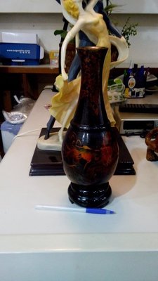 日本漆器花瓶廉售