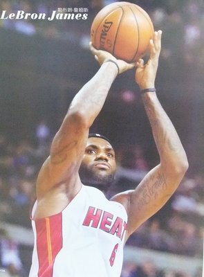 NBA邁阿密熱火詹姆士LEBRON JAMES海報11