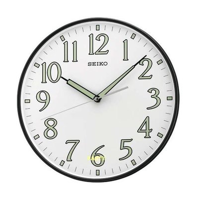 嚴選時計屋【SEIKO】 日本 精工 SEIKO 靛藍夜光 靜音 時鐘 掛鐘 QXA521 / QXA521K