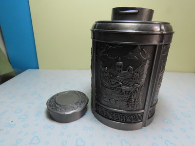 【競標網】高檔漂亮(馬車)錫罐茶葉罐(中)0.5公斤裝(天天超低價起標、價高得標、限量一件、標到賺到)