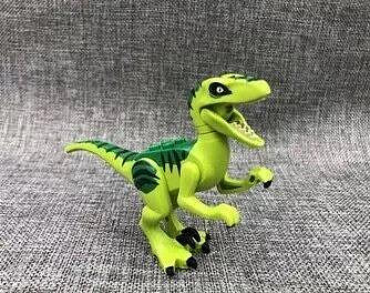 眾誠優品【上新】lego 樂高 翠綠色恐龍 侏羅紀 10757 Raptor 迅猛龍 LG461