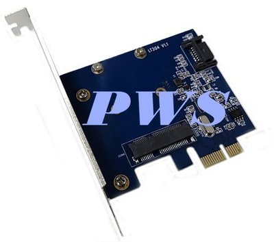 ☆【全新 PCI-E轉MSATA+SATA3.0擴展卡 PCIe轉MSATA SSD固態硬盤轉接卡】☆