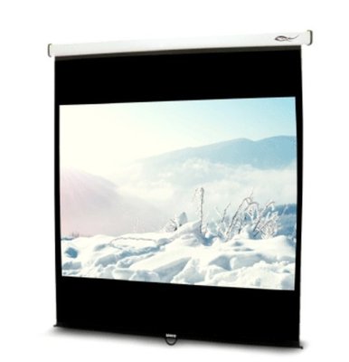 《名展影音》流線型輕巧 UNICO雅典娜系列CA-H100(1:1) 100吋手動席白壁掛布幕