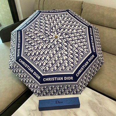 玩飾精品】DIOR 迪奧太牌太陽傘折疊自動晴雨傘防曬防紫外線遮陽傘晴雨