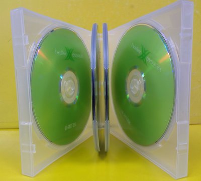 * 阿媽的店 * CD DVD保存盒6片裝有膜(厚度 2CM厚)PP材質透明1一箱100片1500元