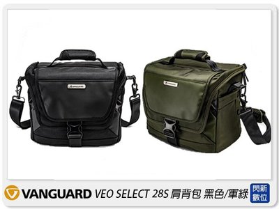 ☆閃新☆Vanguard VEO SELECT 28S 肩背包 相機包 攝影包 背包 黑色/軍綠(28,公司貨)