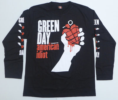 【Mr.17】 Green Day 年輕歲月 龐克 American Idiot 長袖T恤T-SHIRT (HL410)