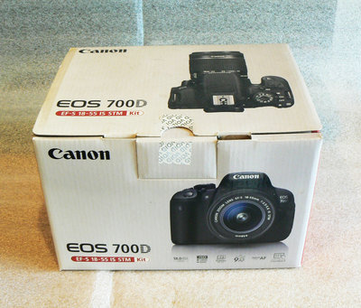 【悠悠山河】Canon EOS 700D 18-55mm STM KIT 外包裝紙盒 無破損 保存良好