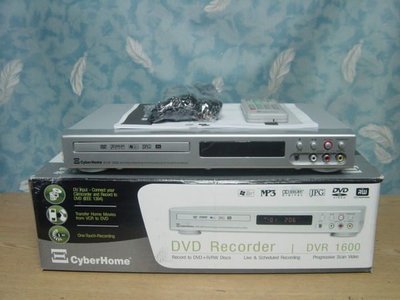 【小劉家電】銷美庫存cyberhome全新的 DVD錄放影機,可預約錄影第4台,可轉拷VHS成DVD