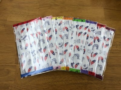 藤花科技 我愛臺灣 口罩 國旗 口罩（8色各一）～ 單片裝