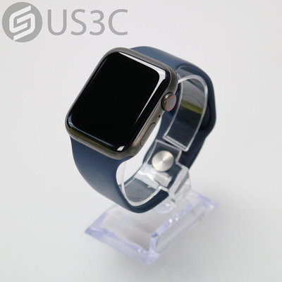 【US3C-桃園春日店】蘋果 Apple Watch 5 44mm GPS+LTE 黑色鋁金屬錶殼 電子心率感測器 跌倒偵測功能 二手手錶