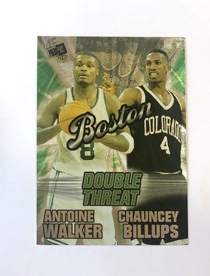 [NBA]1997 Press Pass Double Threat Antoine Walker/Chauncey Billups #DT6 特卡