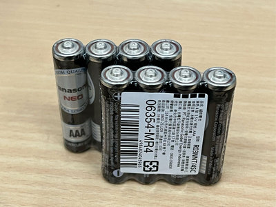 電池通 Panasonic 國際牌碳鋅 4號電池 AAA SIZE 1.5V 4入