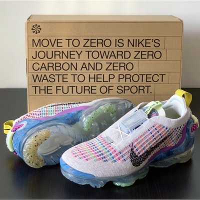 【正品】全新 Nike Air VaporMax 2020 FK PIatinum 氣墊 灰藍 彩虹編織CJ6740-001潮鞋