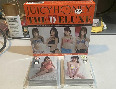 2022 Juicy Honey Deluxe 相澤南、高橋聖子、冨安玲於奈、美谷朱里 72張/套 (有盒)