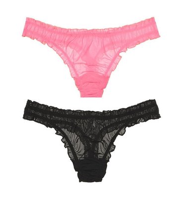 【♥美國派♥】(XS/S號) Victoria's Secret 維多利亞的秘密 PINK 內褲 三角褲 透明丁字小褲 特價