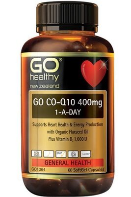 新西蘭GO Healthy高之源輔酶Q10高含量400mg60粒