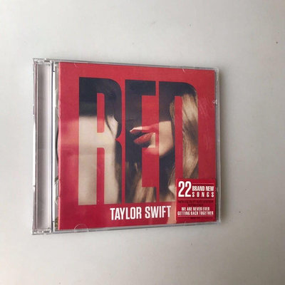 美版 泰勒斯威夫特 TAYLOR SWIFT RED 專輯CD 2碟