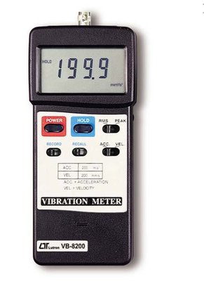 [捷克科技] Lutron 路昌 VB-8200 振動計 鎖定最大值/最小值 高級電錶儀錶