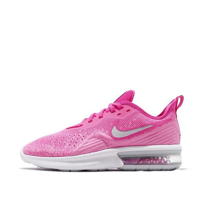 NIKE系列-WMNS NIKE AIR MAX SEQUENT 4 女款 氣墊 粉紅色休閒鞋-NO.AO4486601