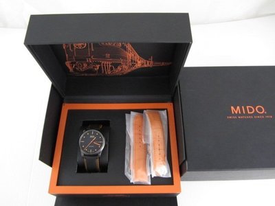 MIDO M0054303605122 Multifort 先鋒系列典藏大三針機械腕錶*只要11500元*(FM048)