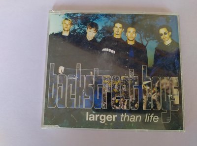 【鳳姐嚴選二手唱片 Backstreet Boys 新好男孩 / 單曲：Larger Than Life