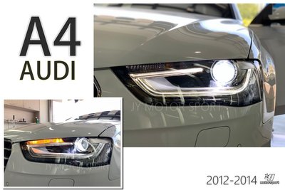小傑車燈-全新 AUDI A4 12 13 14 15 年 原廠型 HID版 大燈 一顆6500元 B8.5代 A4