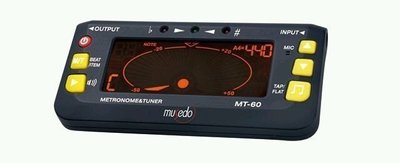 〖好聲音樂器〗Musedo MT-60 調音器 節拍器 大螢幕 附贈拾音夾