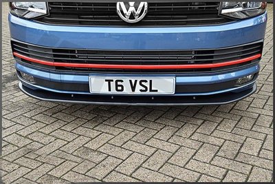 VW T6 CARAVELLE 福斯 T6 BEACH 歐洲生產原裝進口 不鏽鋼 R版 前保桿飾條3件組