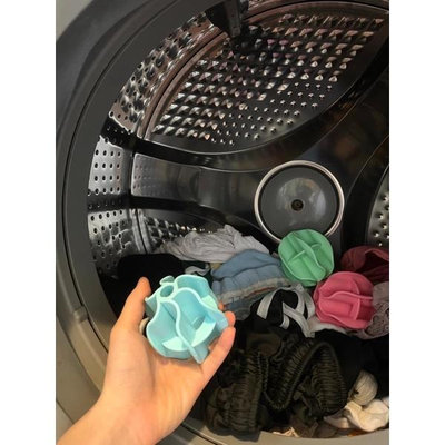 製造 洗衣球 強力洗衣球 耐洗不變形 增加洗淨力 洗衣小幫手 洗衣塑膠球 洗衣不打結 一組三入-滿599免運