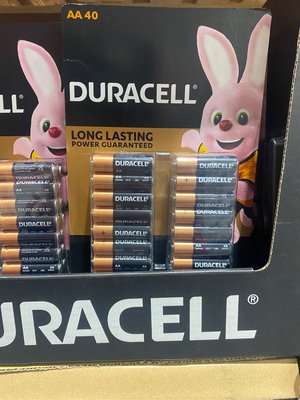 【COSTCO】金頂 金霸王 鹼性電池 DURACELL 40入 3號AA / 4號AAA BATTERY 電池 代買