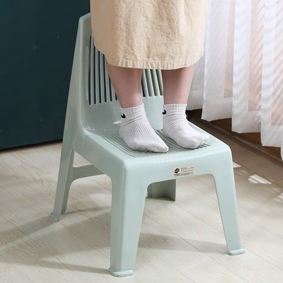 塑料椅成人加厚家用靠背椅子創意透氣矮凳衛生間淋浴凳防滑小凳子