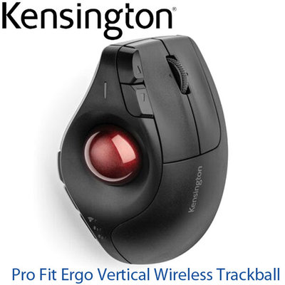 【MR3C】含稅台灣公司貨 Kensington K75370WW Pro Fit Ergo 人體工學垂直無線軌跡球