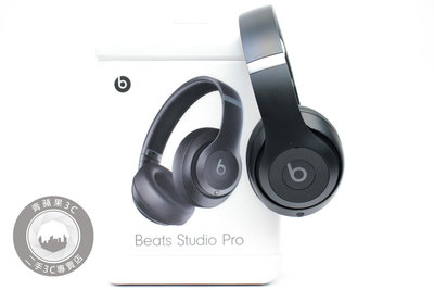 【台南橙市3C】Beats Studio Pro 無線藍牙降噪耳機 黑色 保固2025-5 二手耳機 耳罩式  #88422