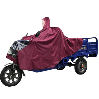 电动三轮车专用雨衣长款全身防暴雨挡雨罩雨棚车罩防晒防雨加厚