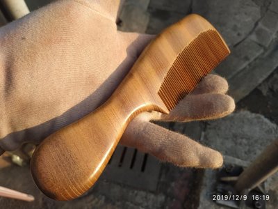 台灣櫸木 黃雞油 手工木梳