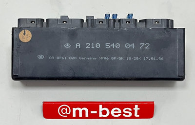 BENZ W210 1996-1996 M111 M104 K40 汽油泵浦 幫浦 喇叭 輔助風扇 超高壓 (日本外匯拆車品) 2105400472