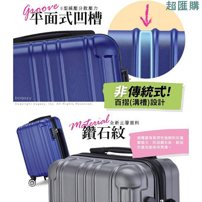 【超匯購】【防刮 輕巧 耐用】《Bogazy》繽紛亮彩 18吋行李箱廉航適用登機箱