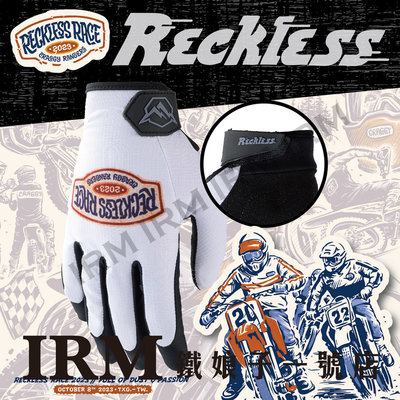 【鐵娘子一號店】Craggy X RecklessRace 7th聯名手套 手繪 復古美式 檔車 越野手套 觸控手套