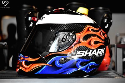【DOIT迪宇】SHARK RACE-R PRO CARBON REPLICA LORENZO 碳纖維全罩安全帽