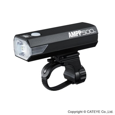 貓眼 Cateye高亮度充電自行車前燈/頭燈 AMPP500流明 HL-EL085RC401520120
