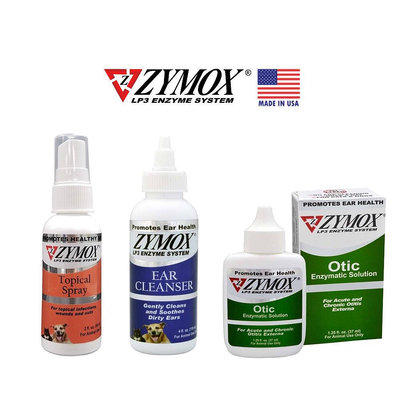 美國 ZYMOX 三酵合一 潔耳液 耳道滴劑 美國原裝進口 犬貓適用『WANG』