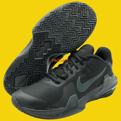 NIKE DM1124-004 全黑 AIR MAX IMPACT 4 大氣墊籃球鞋【有12號】220N 免運費加贈襪子