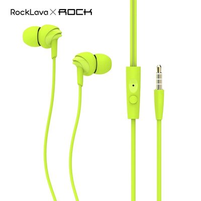 ROCK洛克 Y1 3.5mm手機通用線控帶麥耳機蘋果三星華為華碩立體聲音樂入耳式有線耳機
