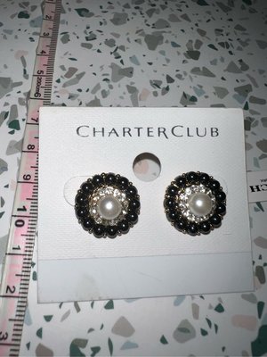 Charter Club 水晶鑽耳環